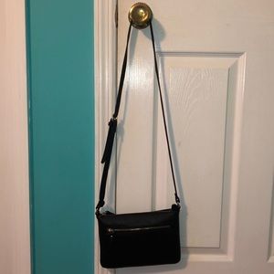 Black cross body purse